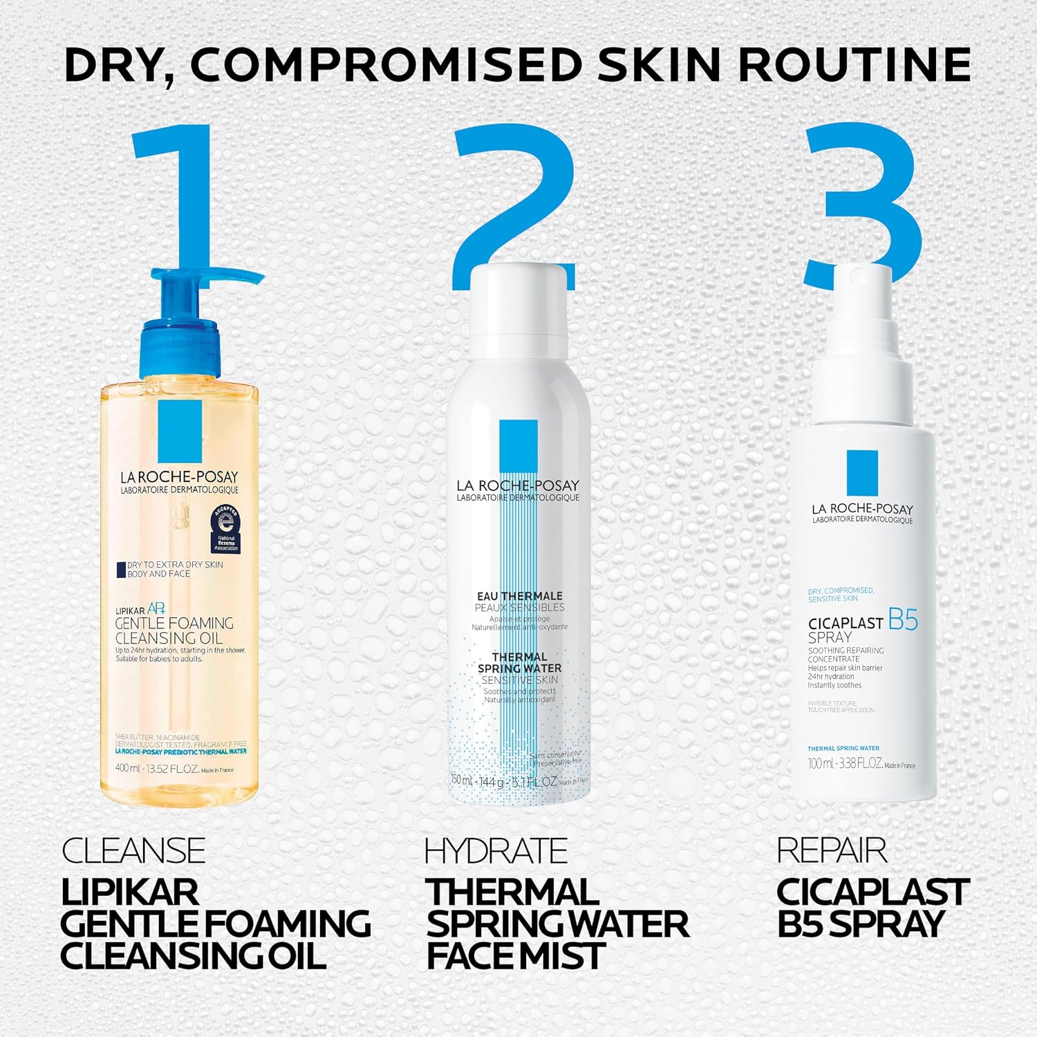La Roche-Posay Cicaplast B5 Spray, Face Mist for Skin Barrier Repair 3.38oz-Bitadi 19 La Roche-Posay Cicaplast B5 Spray, Face Mist for Skin Barrier Repair 3.38oz-Bitadi
