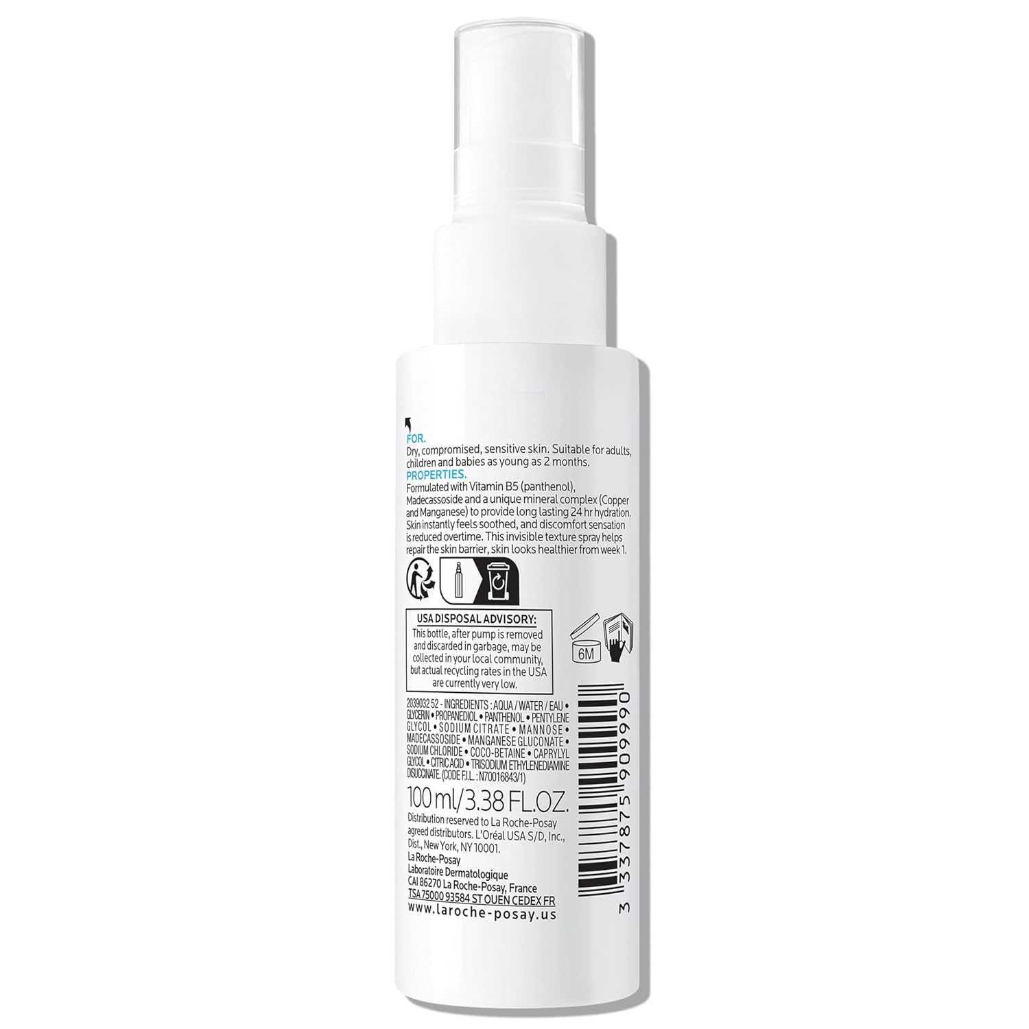 La Roche-Posay Cicaplast B5 Spray, Face Mist for Skin Barrier Repair 3.38oz-Bitadi 20 La Roche-Posay Cicaplast B5 Spray, Face Mist for Skin Barrier Repair 3.38oz-Bitadi