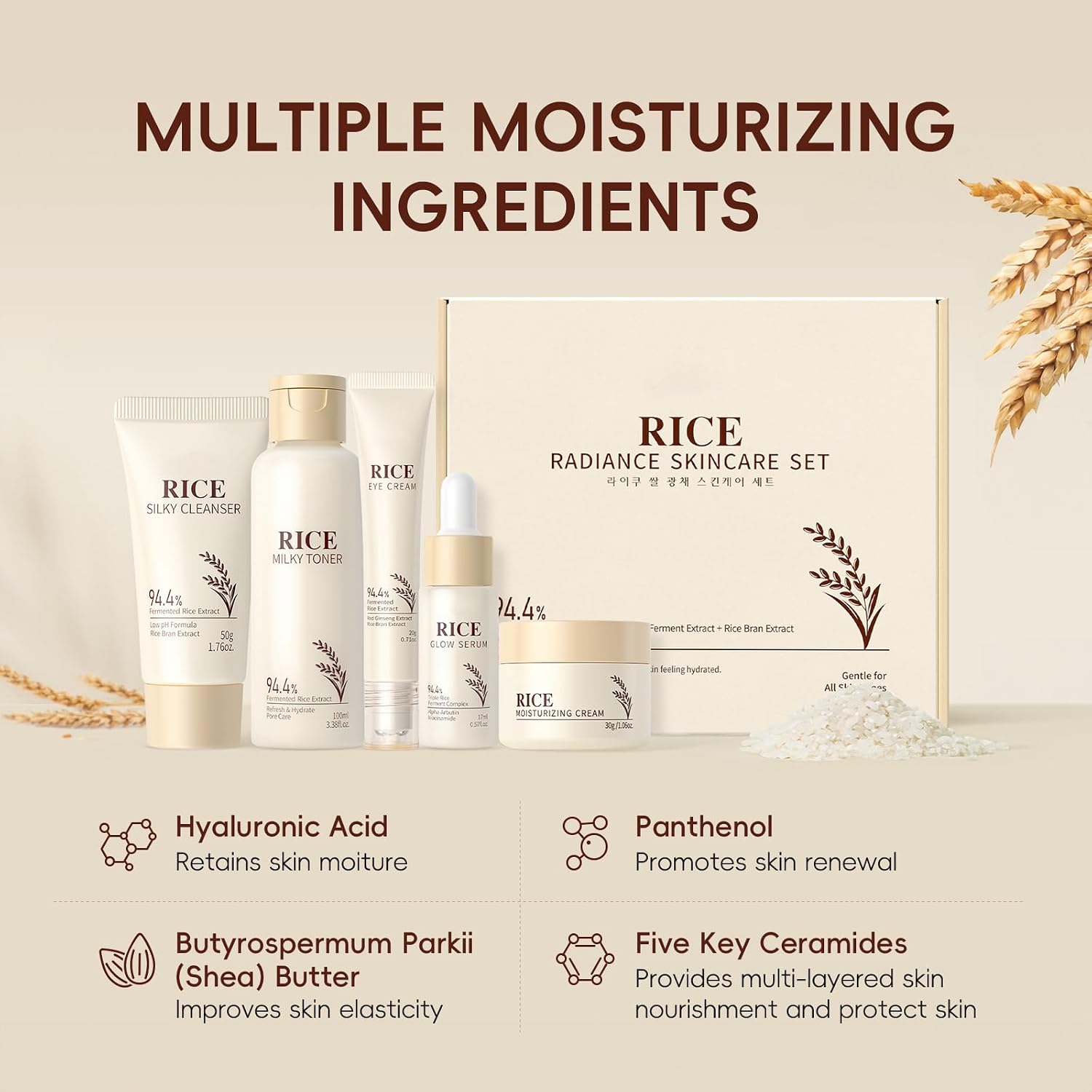 LAIKOU Skin Care Set, Korean Skin Care - Korean Beauty for Women - 5pcs 17 LAIKOU Skin Care Set, Korean Skin Care - Korean Beauty for Women - 5pcs