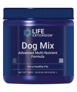 Life Extension Dog Mix, Dog Vitamins and Supplements, probiotics, L-carnitine, B12, folic Acid, Vitamin C, Vitamin E, Rosemary, Nutrient Absorption, Gluten-Free, Non-GMO, 60...