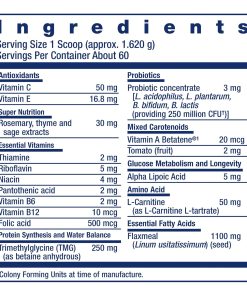 Life Extension Dog Mix, Dog Vitamins and Supplements, probiotics, L-carnitine, B12, folic Acid, Vitamin C, Vitamin E, Rosemary, Nutrient Absorption, Gluten-Free, Non-GMO, 60...