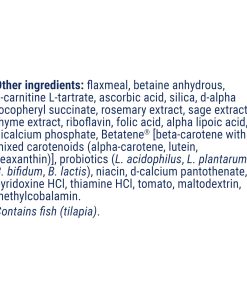 Life Extension Dog Mix, Dog Vitamins and Supplements, probiotics, L-carnitine, B12, folic Acid, Vitamin C, Vitamin E, Rosemary, Nutrient Absorption, Gluten-Free, Non-GMO, 60...