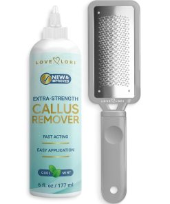 Love Lori Foot Callus Remover Kit - Gel & Foot Scraper for Dead Skin, 6oz