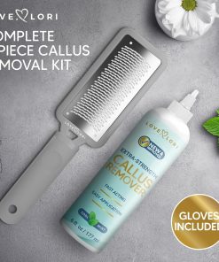 Love Lori Foot Callus Remover Kit - Gel & Foot Scraper for Dead Skin, 6oz-Bitadi