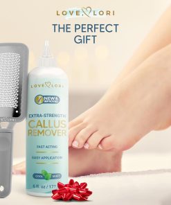 Love Lori Foot Callus Remover Kit - Gel & Foot Scraper for Dead Skin, 6oz-Bitadi