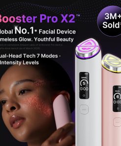 medicube Booster Pro X2™ - 7 in 1 Glow Beauty Device, 2X Glow Care, Pink-Bitadi