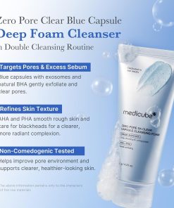 medicube Facial Cleanser Zero Pore Capsule Foam Cleanser