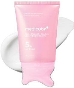 medicube PDRN Collagen Gua Sha Neck Wrinkle Cream - Firming, Contour Care