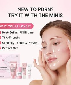 medicube PDRN Glow Essentials Kit, Mini Skincare Travel Set, 5-Step Routine