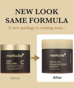 medicube Toner Pads Deep Vita C Facial Toner Pad for Uneven Skin Tone Care-Bitadi