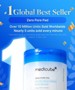 medicube Toner Pads Zero Pore Pad 2.0 for Exfoliation and Pore Care