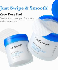 medicube Toner Pads Zero Pore Pad 2.0 for Exfoliation and Pore Care
