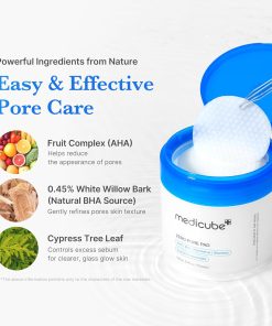 medicube Toner Pads Zero Pore Pad 2.0 for Exfoliation and Pore Care
