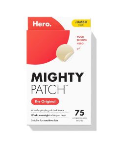 Mighty Patch Hero Cosmetics Original Nighttime Acne Pimple Patches, 36 Ct