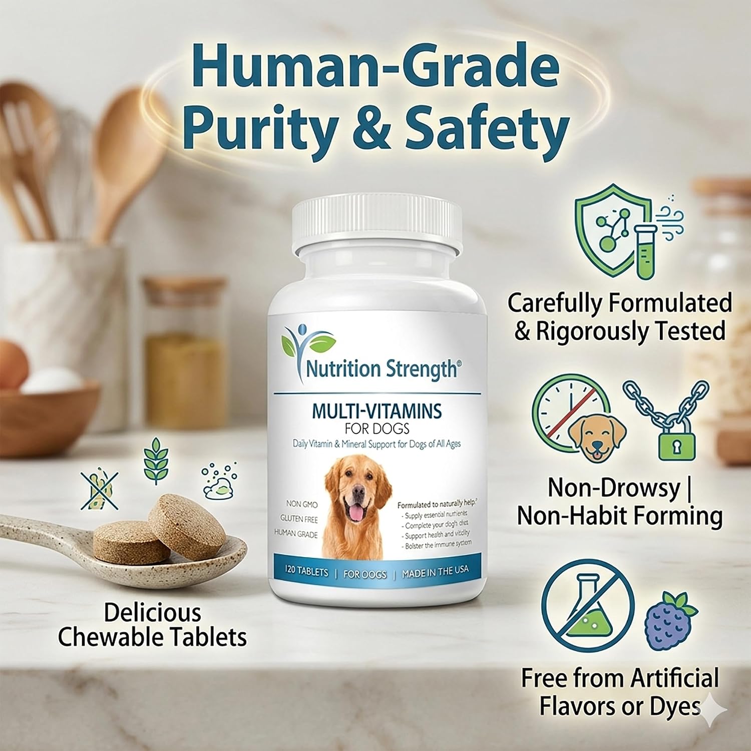 Multivitamins for Dogs Daily Vitamin & Mineral Support 17 Multivitamins for Dogs Daily Vitamin & Mineral Support