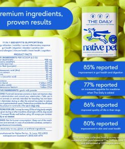 Native Pet Joint Health & Daily Wellness Pack: Hip & Joint Supplement for Dogs - Supports Joints, Cartilage, Muscles & Anti-Inflammatory & Dog Vitamins & Supplements - 11-in-1...
