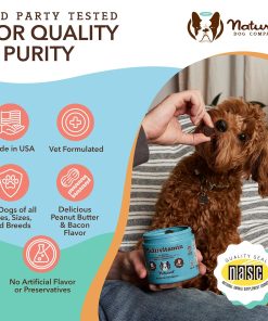Natural Dog Company Multivitamin and Probiotic Chews Bundle: Complete Nutritional Support for Dogs, Boosts Immune System, Enhances Digestive Health, Ideal for Senior Dogs and...