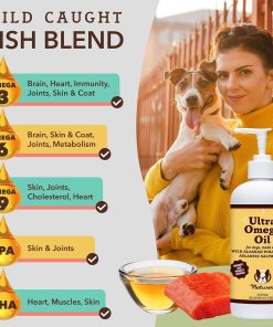 Natural Dog Company Multivitamin Chews and Ultra Omega Oil for Active Dogs - Nutrient-Rich Dog Treats with Omega-3 and Essential Vitamins, Supports Cognitive Health and Overall...