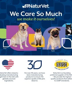 NaturVet All-in-One Dog Supplement - for Joint Support, Digestion, Skin, Coat Care – Dog Multivitamins with Minerals, Omega-3, 6, 9 – Wheat-Free Vitamins for Dogs – 120 Soft...
