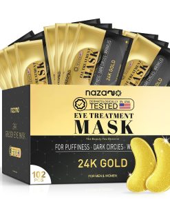 NAZANO 24K Gold Under Eye Patches - 60 Pack Eye Masks
