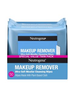Neutrogena Makeup Remover Micellar Wipes, 2 Pack of 25 Ct 31 Neutrogena Makeup Remover Micellar Wipes, 2 Pack of 25 Ct