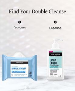 Neutrogena Makeup Remover Micellar Wipes, 2 Pack of 25 Ct