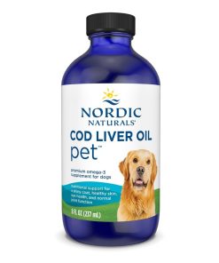 Nordic Naturals Cod Liver Oil for Dogs, 1048 mg Omega-3, EPA & DHA - 8 oz
