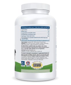 Nordic Naturals Omega-3 Pet, Unflavored - 180 Soft Gels - 320 mg Omega-3 Per Soft Gel - Fish Oil for Dogs with EPA & DHA - Promotes Heart, Skin, Coat, & Immune Health (Pack of 2)