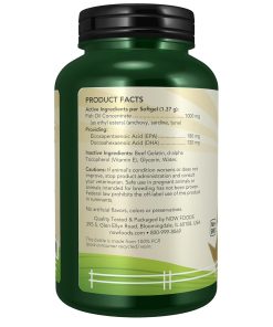 NOW Pet Health, Omega 3 Supplement, For Cats & Dogs, 180 Softgels 20 NOW Pet Health, Omega 3 Supplement, For Cats & Dogs, 180 Softgels