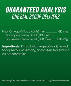 Nutramax Welactin Omega 3 Fish Oil for Dogs,Skin and Coat Health Supplement,Plus Joint,Immune,Kidney,and Brain Support,Premium Omega 3 Fatty Acids,for Dogs,16 Ounce Liquid,(Pack...