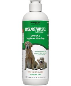 Nutramax Welactin Omega 3 Fish Oil for Dogs,Skin and Coat Health Supplement,Plus Joint,Immune,Kidney,and Brain Support,Premium Omega 3 Fatty Acids,for Dogs,16 Ounce Liquid,(Pack...