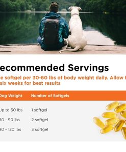 Nutri-Vet Fish Oil Supplement for Dogs,Omega 3,Fish Oil for Dogs,Pet Supplies,Pet Vitamins and Supplements,EPA DHA Formula,Puppy Vitamins,Shed Control,New Puppy Essentials,100...