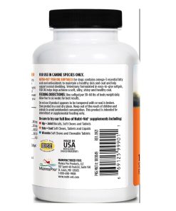 Nutri-Vet Fish Oil Supplement for Dogs,Omega 3,Fish Oil for Dogs,Pet Supplies,Pet Vitamins and Supplements,EPA DHA Formula,Puppy Vitamins,Shed Control,New Puppy Essentials,100...