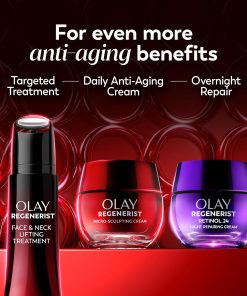 Olay Face Moisturizer, Regenerist Micro-Sculpting Cream for Women, Fragrance-Free - Anti-Aging, Anti-Wrinkle, Firming Skin Care - Triple Collagen Cream, Peptide, Hyaluronic...-Bitadi