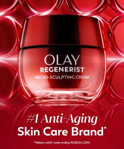 Olay Face Moisturizer, Regenerist Micro-Sculpting Cream for Women, Fragrance-Free - Anti-Aging, Anti-Wrinkle, Firming Skin Care - Triple Collagen Cream, Peptide, Hyaluronic...-Bitadi