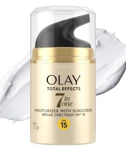 OLAY Total Effects 7-in-1 Anti-Aging Face Moisturizer with SPF 15, Fragrance-Free 1.7 oz