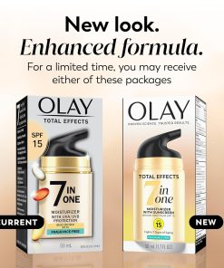OLAY Total Effects 7-in-1 Anti-Aging Face Moisturizer with SPF 15, Fragrance-Free 1.7 oz-Bitadi