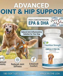 Omega 3 for Dogs | High EPA & DHA Fish Oil Soft Gels 24 Omega 3 for Dogs | High EPA & DHA Fish Oil Soft Gels