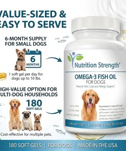 Omega 3 for Dogs | High EPA & DHA Fish Oil Soft Gels 25 Omega 3 for Dogs | High EPA & DHA Fish Oil Soft Gels