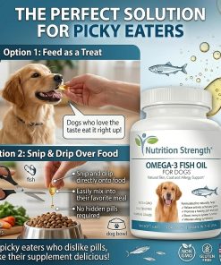 Omega 3 for Dogs | High EPA & DHA Fish Oil Soft Gels 26 Omega 3 for Dogs | High EPA & DHA Fish Oil Soft Gels