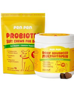 PENPEN Dog Vitamins and Supplements (Chicken Flavor - 120 Soft Chews) Dog Probiotics (Beef Flavor - 50 Soft Chews) 34 PENPEN Dog Vitamins and Supplements (Chicken Flavor - 120 Soft Chews) Dog Probiotics (Beef Flavor - 50 Soft Chews)