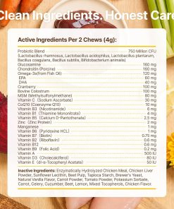 PENPEN Dog Vitamins and Supplements (Chicken Flavor - 120 Soft Chews) Dog Probiotics (Beef Flavor - 50 Soft Chews)