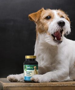 Petnc Natural Care Brewers Yeast Dog Skin and Coat Supplement (250 Chewables), With B Vitamins, Antioxidants & Minerals, Promotes Healthy Skin & Glossy Coat, For Dogs 10 Lbs & Over