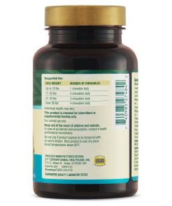 Petnc Natural Care Brewers Yeast Dog Skin and Coat Supplement (250 Chewables), With B Vitamins, Antioxidants & Minerals, Promotes Healthy Skin & Glossy Coat, For Dogs 10 Lbs & Over