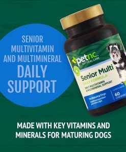 PetNC Natural Care Senior Multi Chewables for Dogs, 60 Count (Pack of 2)