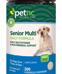 PetNC Natural Care Senior Multi Chewables for Dogs, 60 Count (Pack of 2)