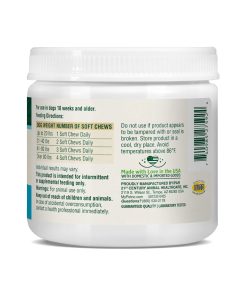 PetNC Skin & Coat Soft Chews for Dogs with Omega-3, 60 Count