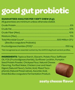 Probiotic Chews for Dogs Gut Health | Tasty Pre and Probiotics for Dogs Digestive Health with Pumpkin Dog Probiotics and Digestive Enzymes | NASC Certified & Made in The USA |...