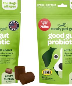 Probiotic Chews for Dogs Gut Health | Tasty Pre and Probiotics for Dogs Digestive Health with Pumpkin Dog Probiotics and Digestive Enzymes | NASC Certified & Made in The USA |...