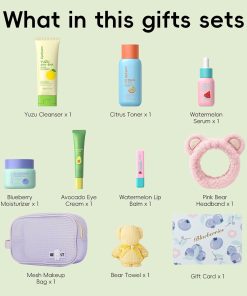 QUIYUM Fruit Skin Care Sets for Teen Girls, 6 Daily Routine Skincare Gift 26 QUIYUM Fruit Skin Care Sets for Teen Girls, 6 Daily Routine Skincare Gift